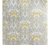 Crown Wallcovering CWV Flora Nouveau - Yellow