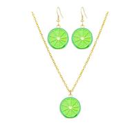 CWVHQ Boho Lemon Dangle Set Earrings Orange Fruit Earrings For Women, Metal