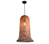 CWVYKNP Brown Ceiling Bamboo Pendant Light Zen Indoor Chandelier Lighting Chinese Style Decor Lamp Shade Hanging Light in Personalized Restaurant Retro Classic Cafe Tea House Light Fixtures Ceiling