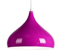 CWVYKNP Restaurant Industrial Hanging Lamp Elegant Bright Purple Ceiling Lighting Chandeliers Fixture With Metal Shade Multi Colour Ceiling Pendant Lights For Kitchen, Bedroom, Dining Room