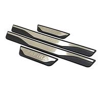 CWWHY Car Door Sill Protector Stainless Steel Scuff Plate for OPEL Vauxhall Zafira Tourer 2011 2012 2013 2014 2015 2016 2017 2018 2019, Scuff Guard Styling Decoration Accessories - 4 Pcs, Silver