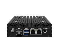 CWWK X86-P3 Mini Fanless Host, Dual Network Port N5105/N5100 Soft Routing,6w Low Power Consumption,Intel I226-V,Suitable for Light Office,Edge Computing. (X86-P3 N5105, 8G RAM 256G SSD)