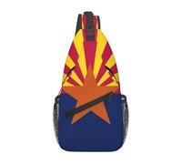 CWYHDUDOH Arizona state flagPrint Cross Chest Bag for Men Women Daily Commute Hiking Gym Diagonally Sling Backpack