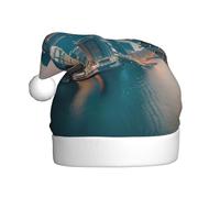 CWYHDUDOH Hong Kong Print Xmas Hat Adult Christmas for Holiday New Year Celebrations Party Seasonal Decor