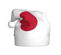 CWYHDUDOH Japanese flag Print Xmas Hat Adult Christmas for Holiday New Year Celebrations Party Seasonal Decor