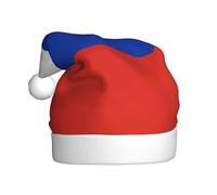 CWYHDUDOH Russian flag Print Christmas Hat Festive Adult Santa Hats for Holiday Xmas Parties Halloween Outfits