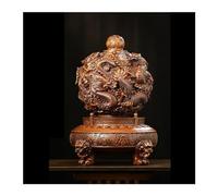 CWZMQK Ornaments Ornaments Buddha Ornaments Ding Ornaments,Fengshui Statue for Wealth and Luck,Luck Symbol Sculpture,Resin Desktop Ornament for Home Office Feng Shui Ornaments Ornaments