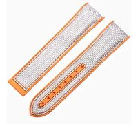 CWZZWS 20Mm Silicone Bracelets Watch Strap Men Nylon Canvas Watch Band for Ome-Ga Sea-Master Planet Ocean 8900 9900 8800-#5 with Silver Buckle/#9/with Rose Gold Buckle