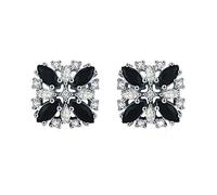 CWZZWS 925 Sterling Silver Jewelry Stud Earrings For Women Classic Triangle