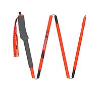 CWZZWS 99% Carbon Fiber Ultralight Trekking Poles - 1pc Pack Collapsible and Telescopic Walking Sticks, Strong Lightweight, Adjustable Quick Flip-Lock,Profes