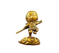 CWZZWS Buddha Statue Copper Fighting Buddha Creative Decoration Ornaments Living Room Desktop Crafts Monkey King Sculpture Material Office Decoration Birthday Gift Desktop Accessories Figurines Feng
