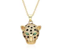 CWZZWS Chain Men Women Jewellery Hip Hop Style Personalized Lion Head Pendant Necklace