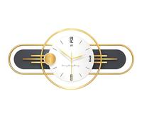 CWZZWS Clock Nordic Light Luxury Clock, Modern Fashionable Living Room Decoration, Simple Wall Hanging Creative Silent Quartz Clock,A