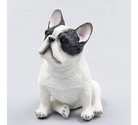 CWZZWS Dog Garden Statues, Lovely Resin Animal Outdoor Statues Realistic Puppy for Car Decoration, Bedroom, Nursery, Entryway, Foyer, Hearth,2