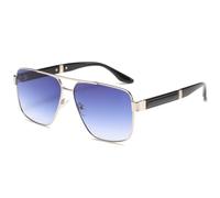 CWZZWS Fashion Double Bridge Metal Sunglasses Women Stylish Sun Glasses Men Classic Quality Summer Travel Shades