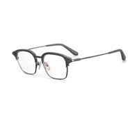 CWZZWS Fashion Fake Glasses Non Prescription Clear Lens Glasses for Women Men Titanium Blue Light Blocking Computer Glasses,Gold