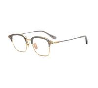 CWZZWS Fashion Fake Glasses Non Prescription Clear Lens Glasses for Women Men Titanium Blue Light Blocking Computer Glasses,Gold
