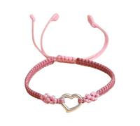 CWZZWS Fashionable Lovely Hollow Heart Woven Bracelet Jewelry Accessories for Women Date Party Wear