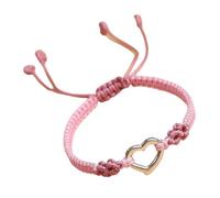 CWZZWS Fashionable Lovely Hollow Heart Woven Bracelet Jewelry Accessories for Women Date Party Wear