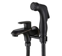 CWZZWS Faucet, Spray Gun Bidet Cold Wash Butt Flasher Body Cleaner Toilet Spray Gun Nozzle Band Mop Pool Faucet Water Tap Brass Material 5 Year Quality Guarantee