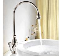 CWZZWS Faucets,360°Rotating All-Copper G1 / 2 Threaded Kitchen Faucet Over Counter Basin Hot and Cold Water Faucet Basin Faucet