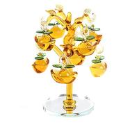 CWZZWS Gem Tree Citrine Ingot Lucky Tree Decoration Home Feng Shui Ornament Crystal Money Tree Decoration Luck And Wealth (Style 2) Crystal Tree (Color : B)