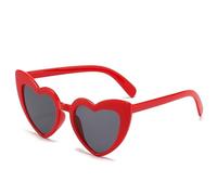CWZZWS Heart Shaped Fashion Men's And Women's Sunglasses Outdoor Vacation Photo Decorative Sunglasses
