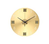 CWZZWS Household Wall Clock Modern Decorative Pure Copper Wall Clock Bedroom Decorative Clock Wall Clock Living Room Home Creative Fashion Clock Modern Wall Clock