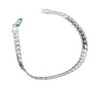 CWZZWS jewellery New 2025 925 24K Gold 6Mm Side Chain Bracelet For Women Man Fashion Wedding Charm With For You Jewelry Fashion Accessories Creative Gift jewellery