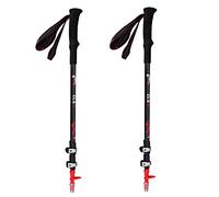 CWZZWS Lightweight Trekking Poles, 2Pack Carbon Fiber Adjustable Hiking Sticks, Strong and Antishock Telescoping Walking Sticks Quick Adjust Locks for Hiking