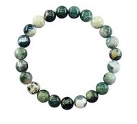 CWZZWS New 2025 Arrival Real Tree Patterned Stone Beaded Bracelet Men Women Natural Lapis Lazuli Moss Agate Jade Energy With For You Accessories Trendy Creative Gift