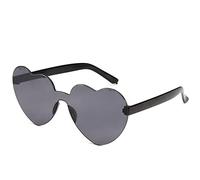 CWZZWS New 2025 Candy color heart shape ocean personality glasses sunglasses