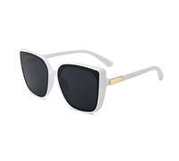CWZZWS New 2025 Cat's Eye Sunglasses Woman Vintage Black Mirror Sun Glasses For Fashion Big Frame Cool Sexy Female UV400