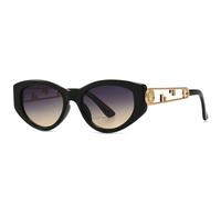 CWZZWS New 2025 Luxury Cat's Eye Ladies Sunglasses Fashion Black Sun Glasses For Women Trendy Vintage Shades