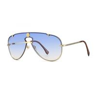 CWZZWS New 2025 Luxury Oversized Sunglasses Men Women Fashion Vintage Metal Star Sun Glasses For Male Eyewear UV400 Shades