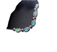 CWZZWS Opal The Best Gift For your mother 925 silver jewelry OPal Bracelet Natural And Real Opal Bracelet