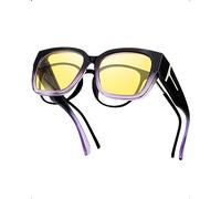 CWZZWS Polarized Fit Over Sunglasses/Night Vision Driving Glasses for Women Men with UV Protection LS7511