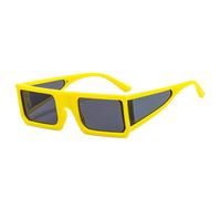 CWZZWS Popular Fashion Square Sunglasses Women Retro Double Color Shades UV400 Men Punk Gradient Sun Glasses