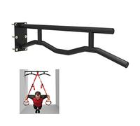 CWZZWS Pull-Up Bars Wall-Mounted Horizontal Bar, Multi-Handle Position Steel, Sandbag Resistance Band Training Suspension Equipment, Load 250Kg