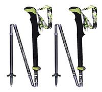 CWZZWS Trekking Poles Collapsible Hiking Poles - Carbon Fiber Adjustable Hiking Walking Sticks with Quick Locks, Expandable to 53.1" and Ultralight Poles for