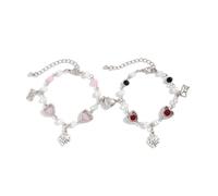 CWZZWS Unique Star Imitation Pearl Beaded Bracelet for Women