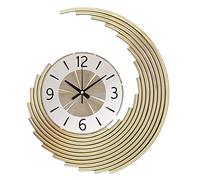 CWZZWS Wall Clock Bedroom Nordic Metal Wall Clock Mute Wall Clock Home Wall Decoration Clock Decor for Bedroom Living Room Wall Clocks for Living Room (A 3946cm)