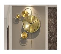 CWZZWS Wall Clock Modern Nordic Silent Wall Clock Simple Clock Living Room Home Fashion Decoration Wall Clock Restaurant Art Clock Wall Clocks for Living Room(A)