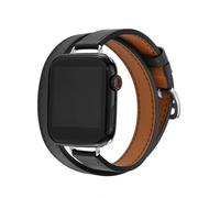 CWZZWS Watch band For Ultra 49mm 40mm 41mm Double Tour leather Strap 45mm 42mm 44mm Series For 9 8 7 6 Se 5 4 3 2 for Iwatch 6 38mm