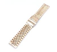 CWZZWS Watch Strap Quick Release to Remove The Cscrew, Metal Stainless Steel Strap, Solid Strap Replacement 20Mm 22Mm 24Mm /20Mm/Silver Gold