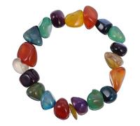 CWZZWS women's jewelry Colorful Stone Irregular Agate Meditation Gemstones Beaded Natural Stone jewlery