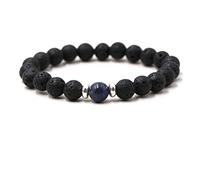 CWZZWS women's jewelry Essential Oil Bracelets for Women Beads, 8mm Lava Stone Yoga Bracelet Stretch Bracelet 19CM jewlery