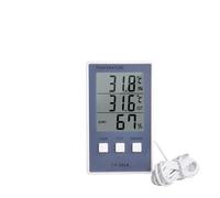 CX-201A Digital Thermometer Hygrometer Indoor Outdoor Temperature Humidity Meter C/F Display Sensor Probe Weather Station