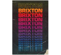 CX-Icons Brixton Retro Typography Poster | London | A3