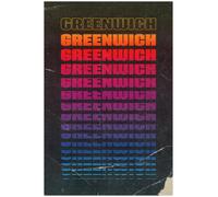 CX-Icons Greenwich Retro Typography Poster | London | A4
